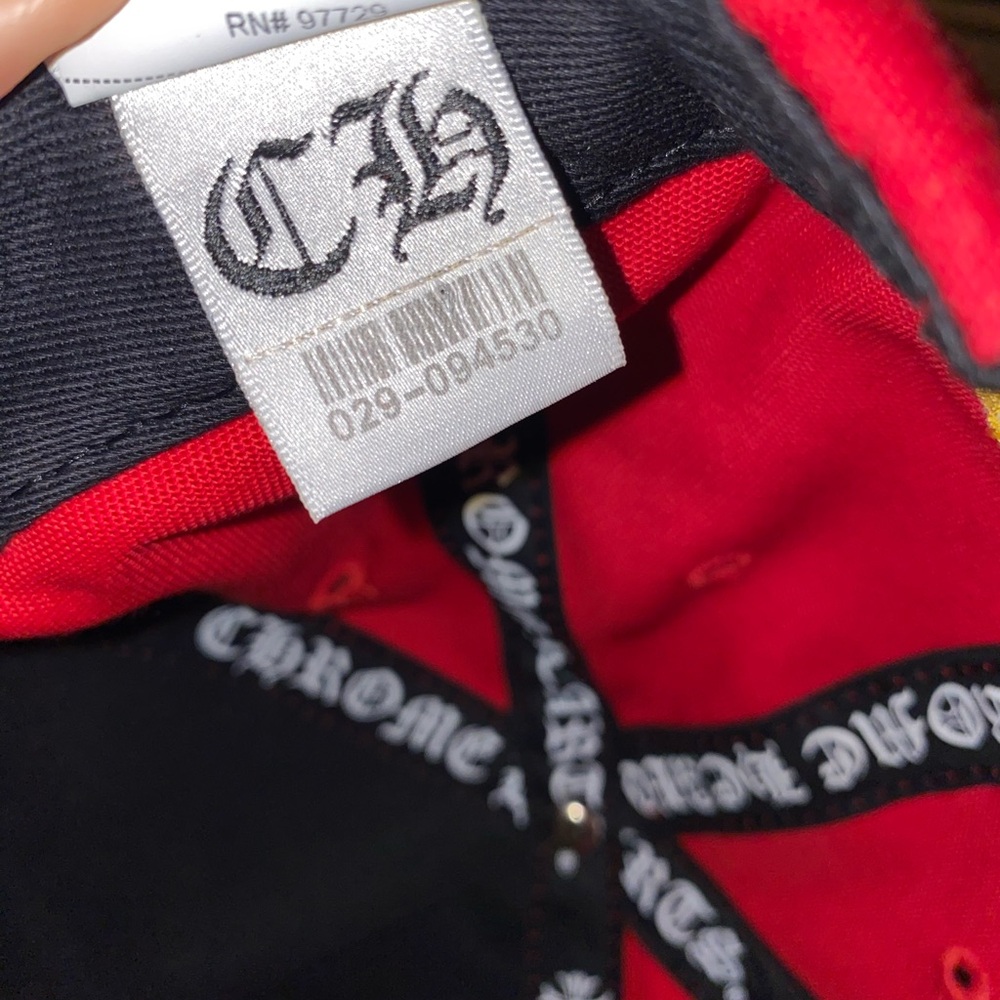 Chrome Hearts Red and Yellow Cap - Picture 5 of 6